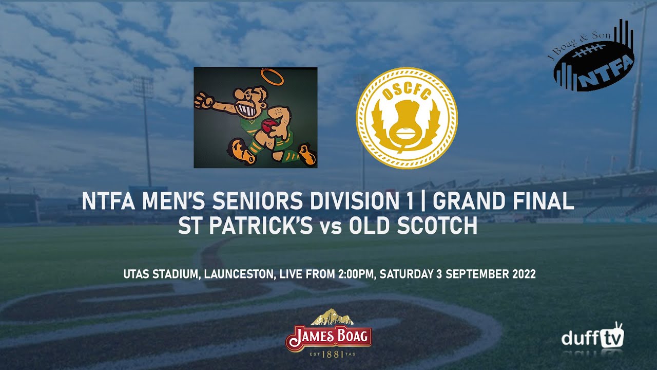 Ntfa Grand Final 2022 St Patrick's vs Old Scotch | NTFA Men's Seniors Div 1 Grand Final 2022