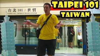 Visiting Taipei 101 - The tallest building in Taiwan!