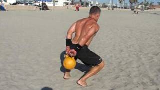 Steve Maxwell:  Kettlebell Hack Squat
