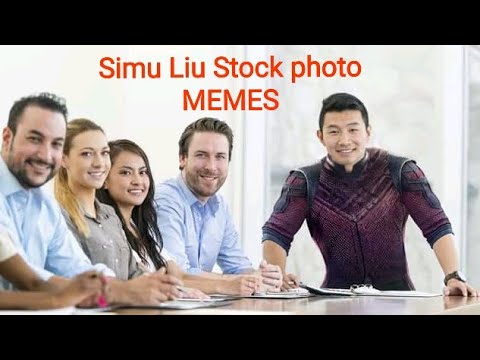 Antes da fama, Simu Liu foi modelo de banco de imagens (e virou meme)