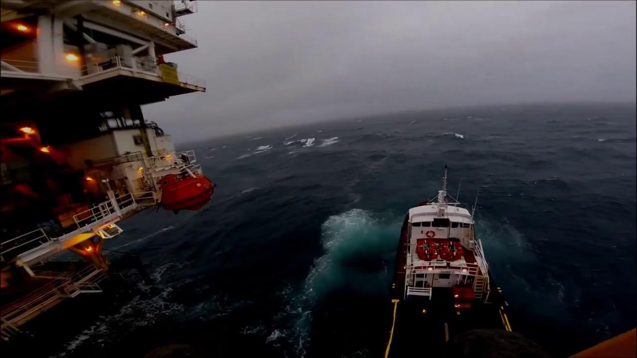 Riding The Frog Offshore Oil Platform YouTube