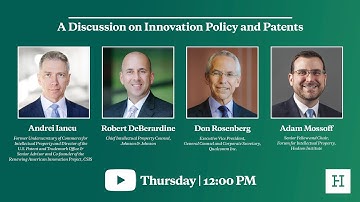 A Discussion on Innovation Policy and Patents