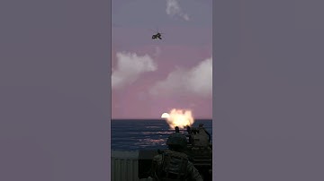 ZU-23-2 sinks enemy helicopter with ease || Eps.256 #yearofyou #arma3 #shorts