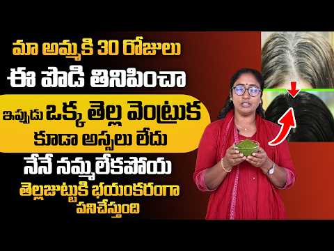తెల్ల జుట్టు తగ్గాలంటే మునగాకు ఇలా వాడండి | White Hair Care Tips | Moringa Powder & Oil | SumanTV