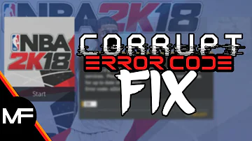 NBA 2K18 | ERROR CODE / SERVER CORRUPT MyPLAYER FIX | PS4