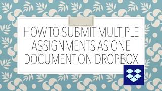 Dropbox Tutorial #2