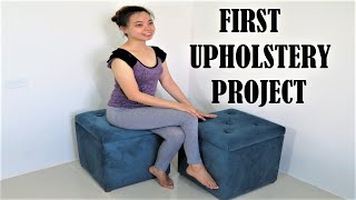 Making an Ottoman Stool with Storage || D.A Santos