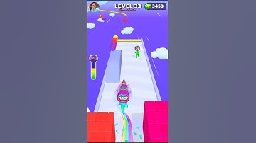 Layer Man game Level33 #shorts #games #trainrunning #funny #racinggame 🤣@Queenlobonika