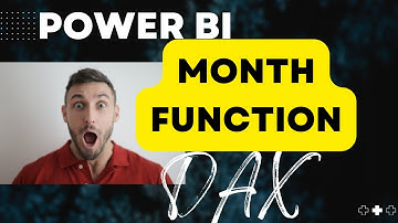 MONTH Function DAX Power BI Quick and EASY