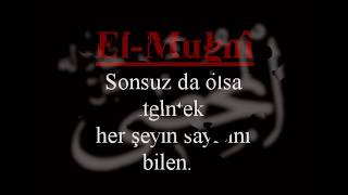 Esma-Ül Hüsna Allahın 99 İsmi Ve Türkçe Anlamları