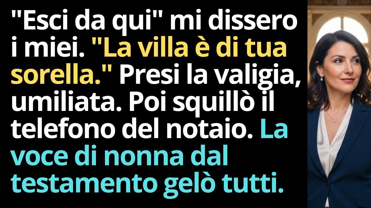 Mi Hanno Cacciato Dalla Villa Per Favorire Mia Sorella—Ma Nonna Aveva Altri Piani Nel Testamento