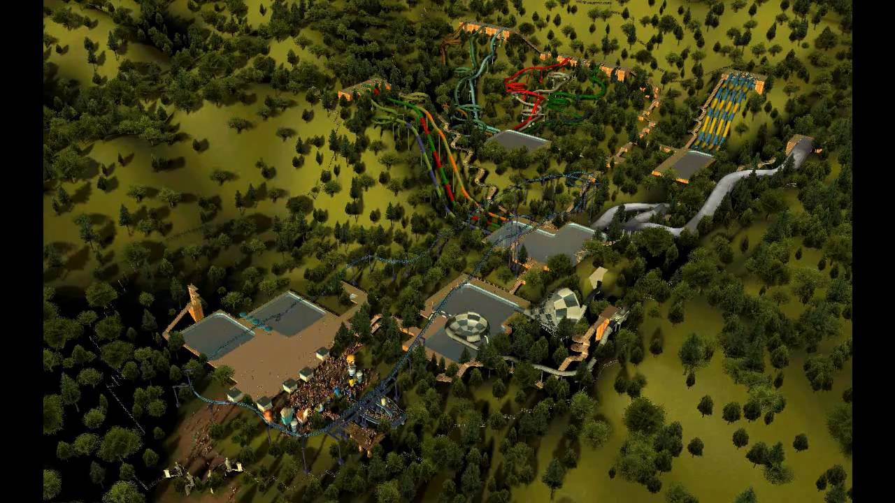RCT3 : Mountainback Waterpark ~ Checkthepan - YouTube