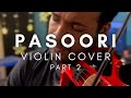 Pasoori In Violin Part 2 | Binesh Babu