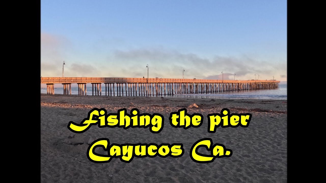 Fishing Cayucos California Pier. Fishing Cayucos California Pier.