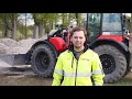 Kungsängen Entreprenad AB kör med Huddig grävlastare med maskinstyrning från MOBA i Stockholm