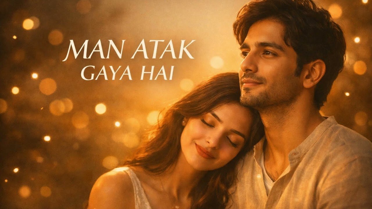 Man Atak Gaya Hai | Romantic Poetic Love Song | Soft Melody | Heart Touching Hindi Lyrics