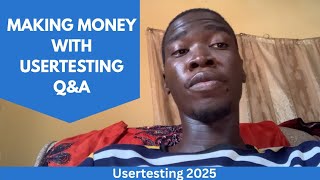 Qa How I Made Money On Usertesting