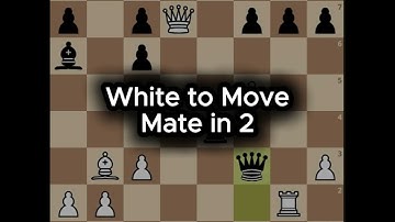 White to move Mate in 2. #chess #checkmate   #puzzle  #chesscom   #chesspuzzle   #chessgame