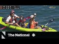 #TheMoment a San Francisco Giants home run landed in a kayaker's lap