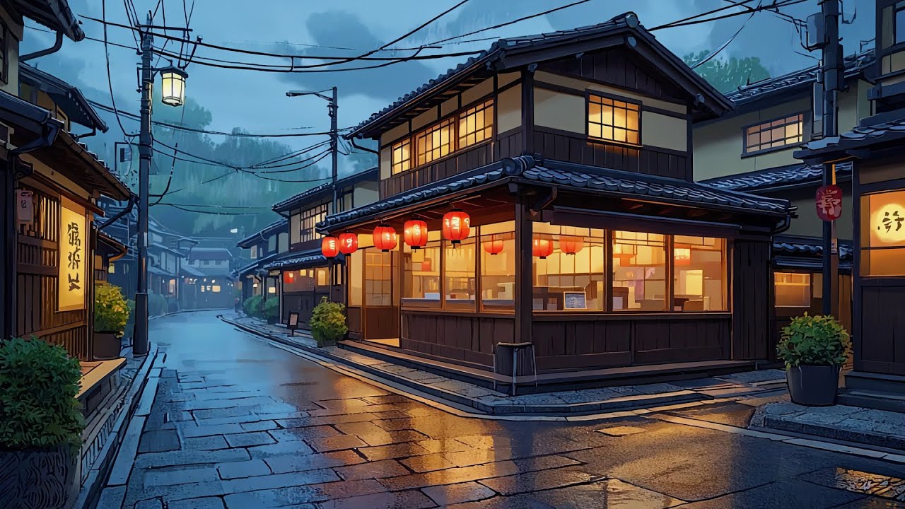 Tokyo's Rainy Nights with 1990s Lofi Hip Hop Beats | Discover Nostalgic Japanese Town | Lofi