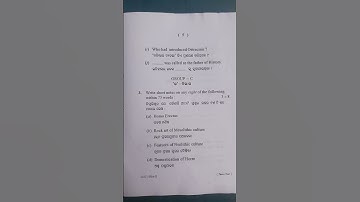 +3 1st semester history honours # north odisha University question paper #core -2#2022 #Nou