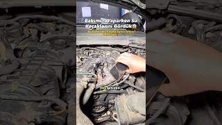 Bakımını Yaparken Su Kaçaklarını Gördük😱🛠 İzmer Oto Servis #işbirliği #tamir #araba #mekanik