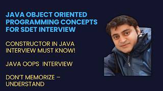 Java OOPs for SDET Interviews #2: Constructors in Java Explained with Real Runnable Example