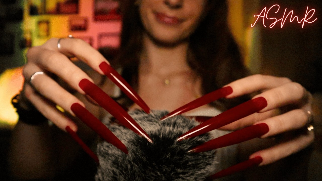 ASMR for Shivers Down Your Spine (with 3 different Mic Covers) | XXL Nails Edition