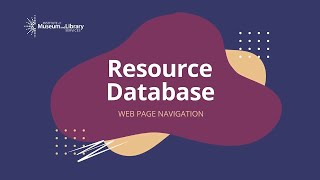 Information Literacy Website: Resource Database