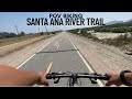 Bike riding video- Santa Ana River Trail pt 2