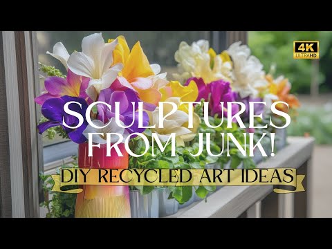 Garden Art Ideas From Junk