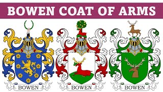 Bowen Coat of Arms & Family Crest - Symbols, Bearers, History