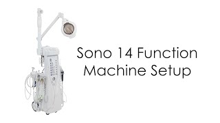 Setting Up The Sono 14 Function Skincare Facial Machine