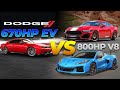 Dodges ev future in jeopardy 800hp v8 engines from ford  chevy coming