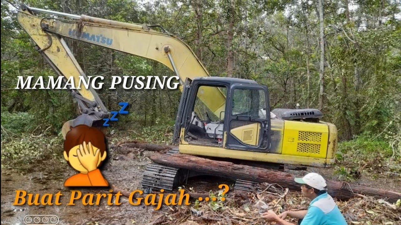 Bikin Parit Gajah Di Tanah Gambut 1x6 meter 22-11-2022@yusro_kalteng