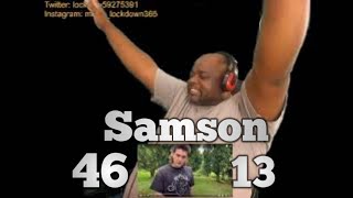 46 = 13 - Samson (REACTION)