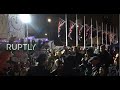 LIVE: Pro-Brexit celebration held on Parliament Square as UK exits the EU