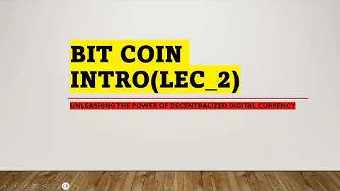 Crypto Basic Course | What is Bitcoin | A Beginner