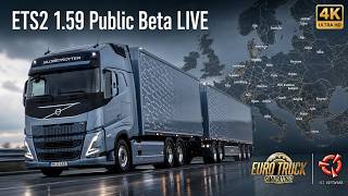 RDV Gaming TV is Live | ETS2 1.59 Public Beta | Realistic POV 4k | Lightning Graphics V2 | Epi-2