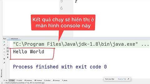 Javacore | Bài 1: Tạo ứng dụng Java Hello World