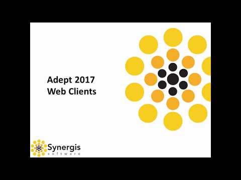 Overview of the Web Clients in Synergis Adept