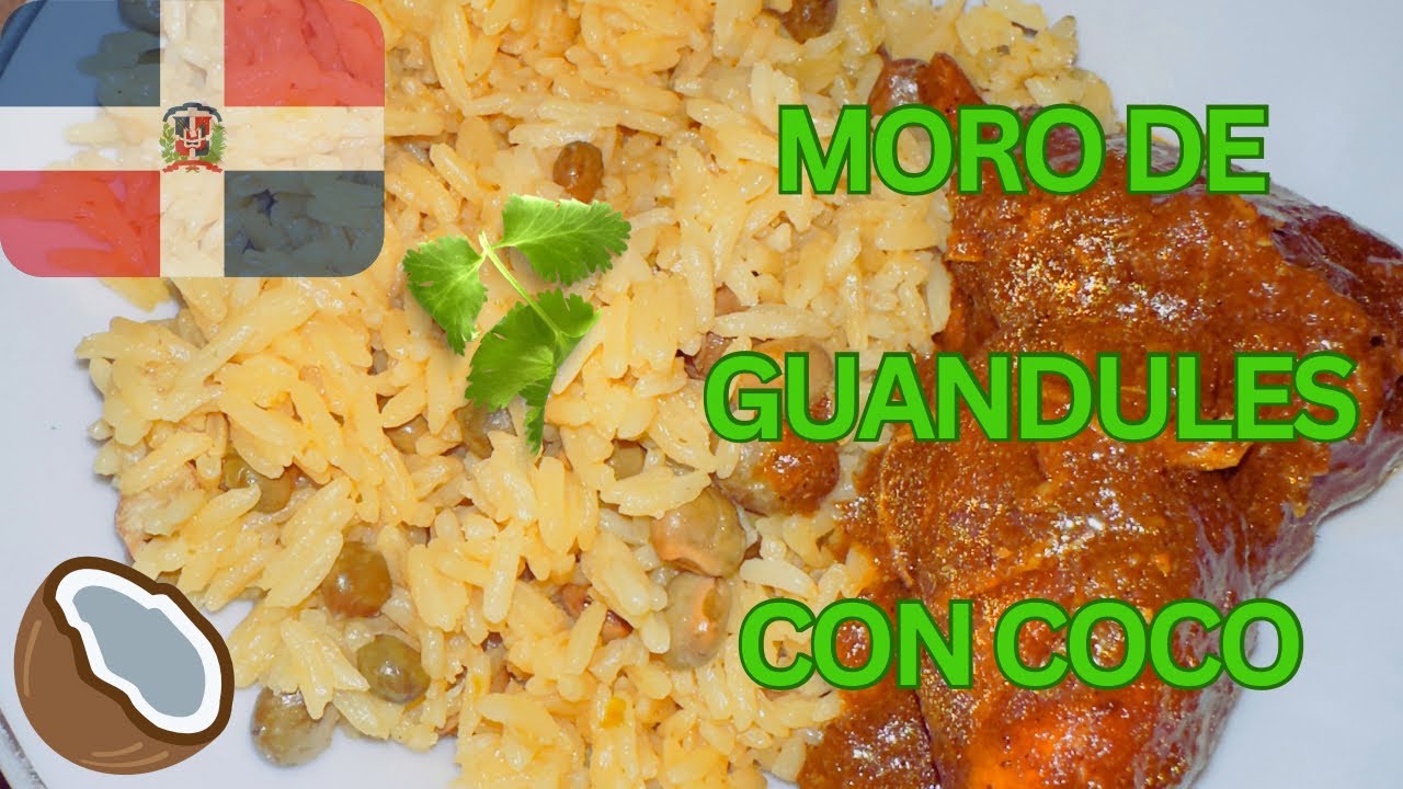 MORO DE GUANDULES CON COCO 🥥