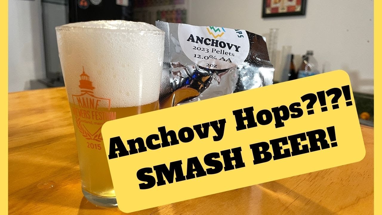 What do Anchovy Hops Taste Like? SMASH Beer Experiment YouTube
