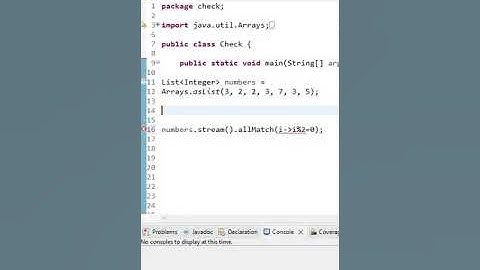allMatch method in java8 streams #java #trending