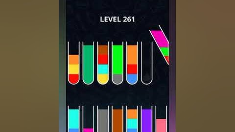 Color sort puzzle Level 261