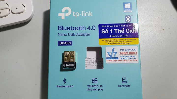 Tp-link USB Bluetooth UB400 - Unbox & Test
