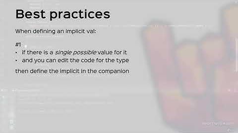 Organizing Implicit #3.3 implicit