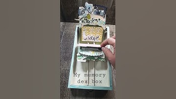 Memory Dex Box I Made #handmade #diy #memorydex