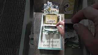 Memory Dex Box I Made #handmade #diy #memorydex
