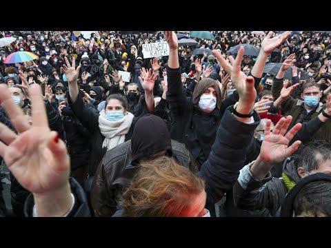 Protest in Belgien